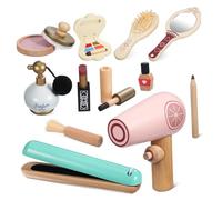 WOONEKY 1 set Giocattoli per Trucco Legno per Kit Completo con Accessori per Bellezza Istruttivo e per Compleanni e Feste Sicuro e per