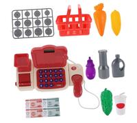 WOONEKY 1 Set Registratore Cassa Multifunzionale Ruolo per Calcolatrice e Accessori Per AI Anni Sviluppo delle Competenze Matematiche e Immaginative