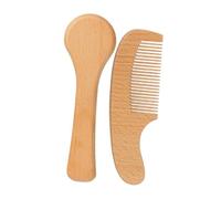WOONEKY 1 set Spazzola e Pettine per Ragazza Spazzola Morbida Naturale e Pettine per Massaggio Kit per e Del Sicuro e per La Sensibile