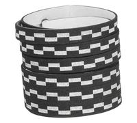 WOONEKY 10 Nastro Protettivo per Bordi Racchetta da Tennis e Paddle Copertura Lunga in Eva Spugnoso con Motivo Scacchiera Accessori Leggeri per Paddle da Tennis