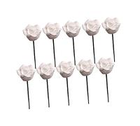 WOONEKY 10 Pezzi Accessori Miniature per Casa Rosa Artificiale per Decorazioni Diy per Composizioni Floreali e Scene Giocattoli Miniatura