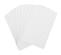WOONEKY 10 Pezzi Carte PVC Spesse Doppia Faccia Stampabili per Tag e DIY Resistenti e Versatili per Personale e Regali