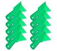 WOONEKY 10 pezzi Cazzuola Angolare per Intonaco Strumento Ergonomico per Angoli Esterni e Interni Spatola per Muro Resistente e Facile da Usare per Rifiniture Precise