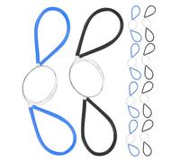 WOONEKY 10 Pezzi Clay Modeling Wire Tool with Ergonomic Handles Steel Wire Cutters for Pottery Sculpting And Ceramic Clay Cutting Suitable for Artists And Pottery Wheels