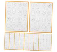 WOONEKY 10 Pezzi Di Punteggio Matematico Montessori Frazioni Per Sviluppo Delle Competenze Matematiche Apprendimento Della Matematica Per La Scuola Apprendimento Delle