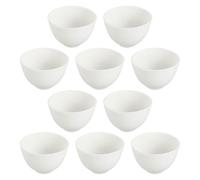 WOONEKY 10 Pezzi Silicone Facial Mask Bowls Set Medium Soft Flexible DIY Mixing Bowls For Mud Masks Smooth Edges For Even Blending Lightweight Beauty Tools And Salon Use