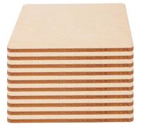 WOONEKY 10 pezzi Tavole di Legno Non Finite per Modellismo Architettura e Progetti DIY Tavole Lisce Senza Schegge per Pittura Incisione e Artigianato Creativo