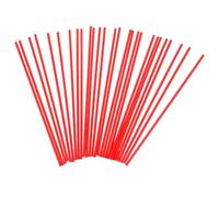 WOONEKY 100 Pezzi di Ricambio per Ugello Antiruggine, Cannucce per Bombolette Spray, per Ugello Spruzzatore, Conveniente Cannuccia Rossa in Plastico, Verniciatore a Spruzzo per Ogni Versione