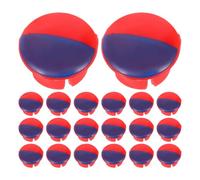 WOONEKY 100 Pezzi Indicatori Rubinetto Acqua Calda Fredda Rosso Blu Tappi Pulsanti Ricambio Manopole Miscelatori Cucina Bagno Accessori Segnalazione Temperatura Facili da Installare