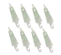 WOONEKY 100 Pezzi Infila Aghi in Acciaio Inox Strumento Leggero e Resistente per Cucito e Artigianato Doppia Funzione per Aghi Occhi Lunghi e Corti per Punto Croce e Progetti Fai da Te