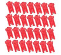 WOONEKY 100pezzi Needle Nozzles for Eyelash Glue Bottles Anti-blocking Tips for Precise Application Essential Accessory and Kits