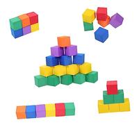 WOONEKY 102 pezzi Geometrici Colorati Giocattoli Educativi per Impilabili per Apprendimento e Sviluppo delle Abilità Spaziali