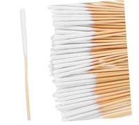 WOONEKY 10confezioni Cotton Swabs with Wooden Handles Makeup Applicator with Cotton Tip for Oil-based Cleansers Eyeshadow Brush and Eye Ear Removal Tool