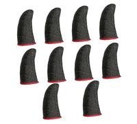 WOONEKY 10pezzi Manicotti Per Dita Traspiranti e Resilienti Protettori Per Dita Anti-sudore Per Giocatori Accessori Per Gaming Comfortevoli e Pratici