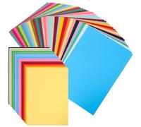 WOONEKY 120 fogli Colorati per Lavoretti Colori Vivaci Carta per Stampante e Manualità Materiale Creativo per Scuola e Hobby