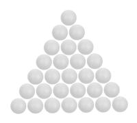 WOONEKY 120pezzi Palline in Polistirolo Bianche per Artigianato Ragazzo Ragazza Ragazza Sfere Decorazione Natalizia Resistenti e Facili da Verniciare Idee Creative per Feste Inverno e Prog