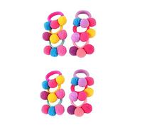 WOONEKY 12pezzi Elastici Per Capelli Ragazzo Ragazza Con Fiocco Morbido Colorati Accessori Leggeri e Resistenti Per Capelli Lunghi e Corti Confezione Assortita