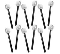 WOONEKY 12pezzi Microfono Finto per Giochi di Ruolo di Microfono Simulato per Palcoscenico Accessorio di Giocattolo per Festa e Teatro