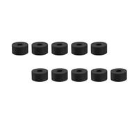 WOONEKY 16 Pezzi Cuscino Rotondo per Vaso da Fiori in Gomma Nero Antishock | Supporto Piante, Migliora Presa e Alza Altezza, Previene Macchie D’acqua su Prato e Lavorazioni Meccaniche