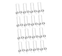 WOONEKY 16 Pezzi Il cestino della spazzatura con ribaltabile strumenti riparazione torsione del del secchio Acciaio inossidabile Argento