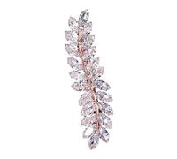 WOONEKY 1pezzi Elegante Clip Per Con Zirconi Accessorio Per Femminili Per Occasioni Speciali e Moda Quotidiana Design Delicato e Raffinato