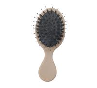 WOONEKY 1pezzi Pettine Massaggiante Setola Di Maiale Comb Per Sciogliere Nodi e Doppie Punte Design Innovativo Colore Caffè Leggero e Portatile Per Donne e Ragazze