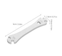WOONEKY 2 Chiavi Tiraraggi Bici in Resistente Strumento per Regolazione e Correzione Tensioni Adatto Riparazioni e Manutenzione Mountain Bike