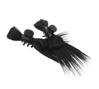 WOONEKY 2 Pezzi Clip Capelli Bun Artificiale Sintetico Leggero per Acconciature Creative e Costume Donna Party