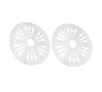 WOONEKY 2 Pezzi Copri- Per Lavatrice Per Disidratazione Appiattimento E Protezione Del Tessuto Bianco