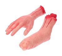 WOONEKY 2 pezzi per Halloween da Giocattoli Simulati Colore Assortito Accessori per Feste Horror e Stanze Segrete