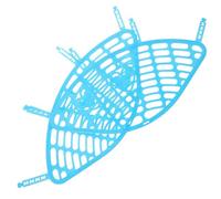 WOONEKY 2 Pezzi Rete Protettiva Posteriore per Bicicletta, Sicurezza | Installazione e Rimozione Semplici, Plastico Leggero, per Piede Posteriore e Ruota Dietro Stile Casuale