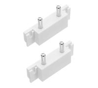 WOONEKY 2 Pezzi rilevamento delle perdite monitor del del serbatoio dell'acqua allarme rilevamento acqua del misuratore Acciaio inossidabile bianca