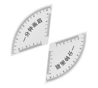 WOONEKY 2 Pezzi Strumento per Modellare Sopracciglia in PVC Righelli per Disegno e Mappatura Sopracciglia Riutilizzabili Guida Professionale Adatta Tutti i Volti Leggera e Portatile per