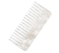 WOONEKY 2 Pz Pettine Spazzole Per Aggrovigliato Ad Arco Riccio Spazzola Accessori Arredamento Leopardato Acetato Kit Per Intrecciare i Rasoio Aceto Di Piatto Bianca