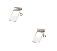 WOONEKY 2 Set Di Clip A Molla Per Pannello Led Faretto Per Lampada Da Soffitto Clip A Cerchio Fisso Clip A Iniezione Per Tubo Lampada Led 1e104 Argento 30 Pezzi * 2