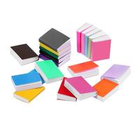 WOONEKY 20 Mini Libri Casa delle Libri Miniatura per Decorazione Dollhouse Rivestita Resistente Accessori Compatti per Collezionisti