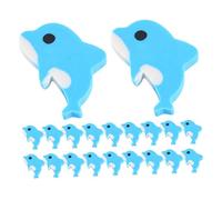 WOONEKY 20 Pezzi Gommine per Eraser Animali Decorativi e Funzionali Cancellare Residui Accessori Colorati per Scuola e Ufficio