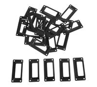 WOONEKY 20 Pezzi Maniglia Cornice Decorativa Per Etichetta Per Armadietto Cornice Per Porta Biglietti Da Visita Per Etichetta Per File