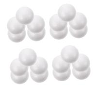 WOONEKY 20 Pezzi Palla Schiuma Fai da Te Piccolo Decorazioni Natalizie Palle Decorazione Natalizia Palline Schiuma Secca Palline Lisce Mini Sfere