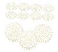 WOONEKY 20 Pezzi Piastra per Unghie a Forma di Fiore con Campioni di Unghie Finte Piastra per Miscelazione Vernice Non Appiccicosa per Nail Art e Esposizione Colori Gel