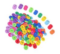 WOONEKY 200 Pezzi Dischi Colorati per Dischi Educativi per Apprendimento Del Giochi Cognitivi Strumenti Didattici per Stimolare Sviluppo e Creatività Nei