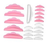 WOONEKY 20paia Cuscinetti Silicone Per Trucco Ciglia Strumenti Professionali Per Permanente e Sollevamento Ciglia Colori e Adatti Tutte Le Forme Degli Occhi