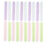 WOONEKY 20pezzi Custodia per Pinzette in Plastica Leggera Box per Strumenti da Manicure Portatile e Rivestimento Interno Protettivo Design Igienico per Viaggi e Uso Quotidiano