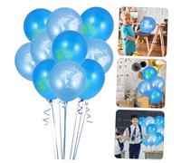 WOONEKY 20pezzi Palloncini in Lattice Stampa Mappa Del Palloncini Per e Feste Scolastiche Articoli Per Feste e Decorazioni Per Aula Disponibili in Colori Blu e Blu Scuro