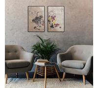 WOONEKY 25 Fogli Carta Xuan per Calligrafia Cinese Carta di Riso Vintage Semi-Cotta Alta Duttile per Pennello Inchiostro e Acquerello Leggera e Resistente per Disegno e Scrittura