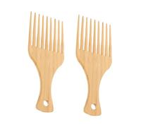 WOONEKY 2pezzi Pettine Denti Larghi Per Multifunzione Pettine Per Impugnatura Adatto Per Viaggio Lavoro e Quotidiano Realizzato in Materiali Resistenti