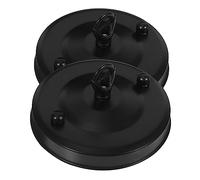 WOONEKY 2pezzi Piastra Di Copertura Per Plafoniera in Piastra Per Soffitto Per Lampadario Sospensione Accessori Per Illuminazione