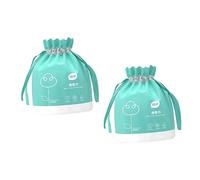 WOONEKY 2rotoli Salviette Viso Monouso in Cotone Morbido Asciugamani Viso Usa e Getta Spessi Pulizia e Struccanti Dry Wet Assorbenti e Delicati Per Viaggi e Outdoor