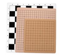 WOONEKY 3 Folding Double-sided Chessboard Portable Xiangqi Go Roll Up Game Mats With Nonslip Surface For Stable Play And Easy Storage