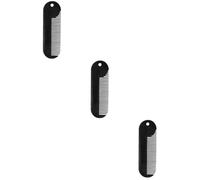 WOONEKY 3 Pettini Per Lo Styling Dei in Lega Di Zinco Per Uomo Robusti E Portatili Utili Gadget Da Salone Pettine Per Barba Stile Semplice
